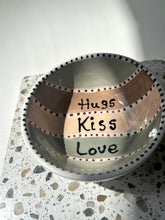 Load image into Gallery viewer, JEWELLERY BOWL ( Hugs, Kiss, Love )
