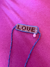 Load image into Gallery viewer, LOVE (burgundy red, green, blue, grey-khaki)
